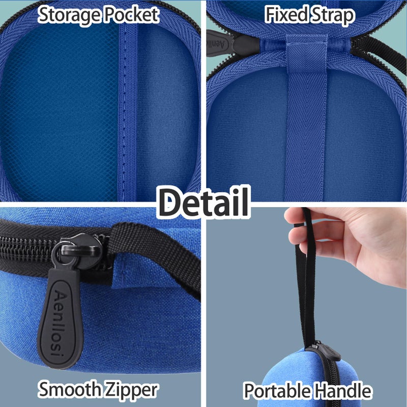 Aenllosi Case for Bose SoundLink Micro Bluetooth Speaker, Bose Speaker Storage Organizer, Midnight Blue (Case Only) - Image 3